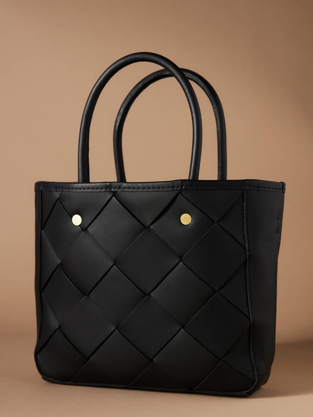 NEW Nisolo Handwoven Carry-All Satchel in Black - Picture 8 of 15